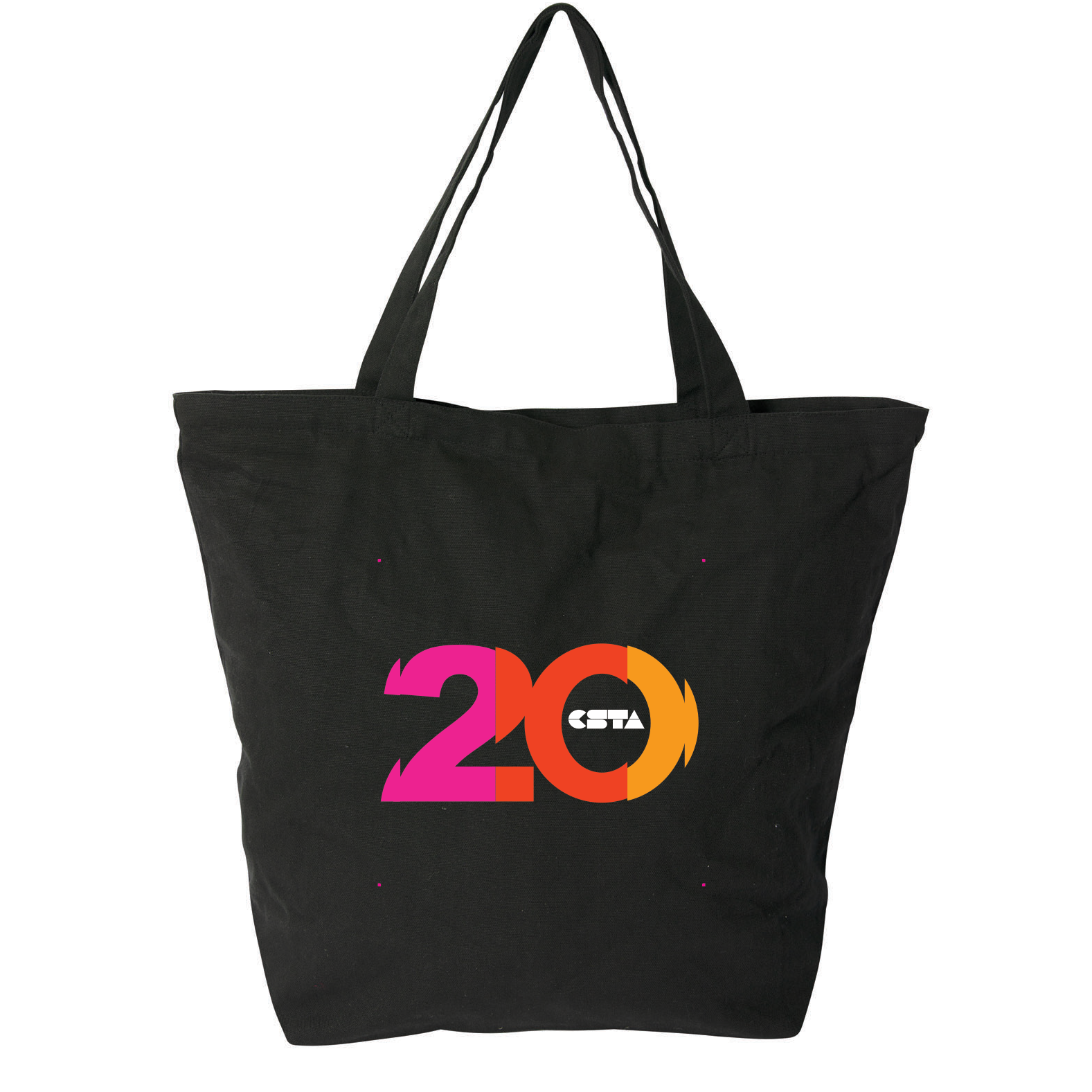 CSTA 20th Anniversary: Cotton Tote with Zipper – CSTA Store