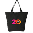 CSTA 20th Anniversary: Cotton Tote with Zipper